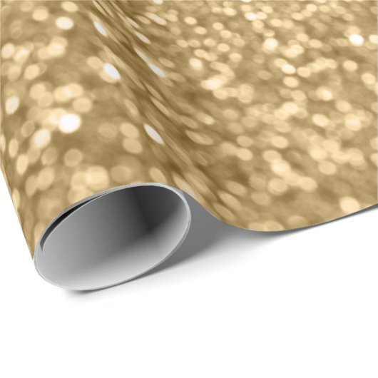 Antiek Gold Glitter Style 12 Wrapping Paper Roll Cadeaupapier (Rol Hoek)