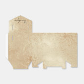 Antiek Gold - Hartelijk dank voor uw voordracht Bedankdoosjes (Uitgevouwen)