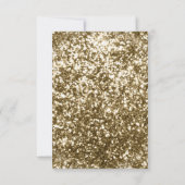 Antiek Gold Lijst Black Islamic Wedding RSVP Kaartje (Achterkant)