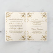 Antiek Gold Lijst Cream Ivory Islamic Wedding (Binnen)