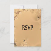 Antiek Gold RSVP Kaartje (Achterkant)