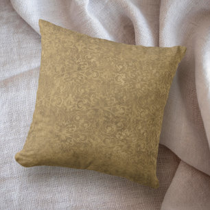 Antiek Gold Shabby Damask Kussen