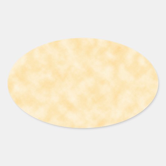 Antiek Golden Parchment Background Ovale Sticker (Voorkant)