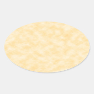 Antiek Golden Parchment Background Ovale Sticker
