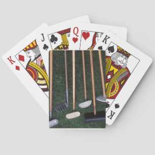 ANTIEK GOLF CLUB SET PLAYCARDS POKERKAARTEN