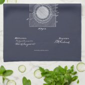 Antiek golfbal 1902, Patenttekening Theedoek (Gevouwen)