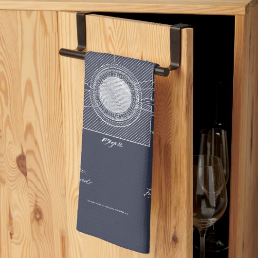 Antiek golfbal 1902, Patenttekening Theedoek (Derde Gevouwen)