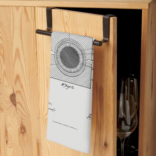 Antiek golfbal 1902, Patenttekening Theedoek (Derde Gevouwen)