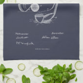 Antiek golfclub 1900, Patenttekening Theedoek (Gevouwen)