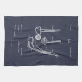 Antiek golfclub 1900, Patenttekening Theedoek (Horizontaal)