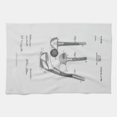 Antiek golfclub 1900, Patenttekening Theedoek (Horizontaal)