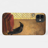 Antiek Gothic Raven op oude middeleeuwse boeken Case-Mate iPhone Case (Achterkant (horizontaal))