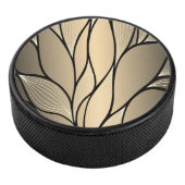 Antiek goud creatief verlofpatroon hockey puck (3/4)