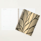 Antiek goud creatief verlofpatroon planner (Display)