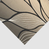 Antiek goud creatief verlofpatroon tissuepapier (Detail)