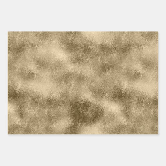 Antiek goud inpakpapier vel (Voorkant 3)