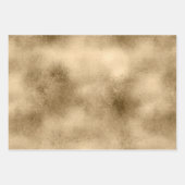 Antiek goud inpakpapier vel (Voorkant 2)