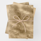 Antiek goud inpakpapier vel (In situ)