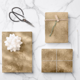 Antiek goud inpakpapier vel