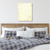 Antiek goud sinaasappelwijn canvas afdruk (Insitu (Slaapkamer))