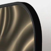 Antiek goud vloeiende fractal pickleball paddle (Links Detail)