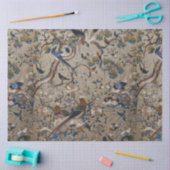 Antiek, goud, zijde, natuur, schilderen, azian, vo tissuepapier (Craft)