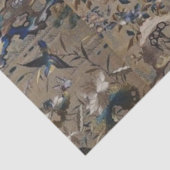 Antiek, goud, zijde, natuur, schilderen, azian, vo tissuepapier (Detail)