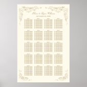 Antiek gouddruiven Weddenschap Poster (Voorkant)