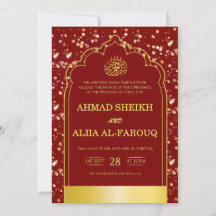 Antiek gouden boog Bourgondië islamitische bruilof