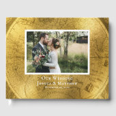 Antiek gouden bruiloft gastenboek (Voorkant)