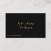 Antiek gouden druiven wijngaard wijnmakerij visitekaartje (Achterkant)