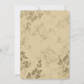 Antiek Gouden Landelijke Schuur 50ste Huwelijksver Kaart (Achterkant)