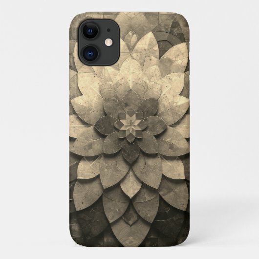 Antiek gouden mandala kunst geweven bloem Case-Mate iPhone case (Achterkant)