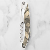 Antiek gouden mandala kunst geweven bloem kurkentrekker (Voorkant)