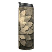 Antiek gouden mandala kunst geweven bloem thermosbeker (Geroteerd rechts)