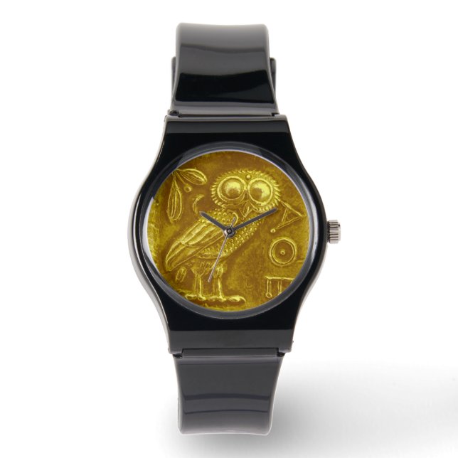 ANTIEK goudgeel Horloge (Voorkant)