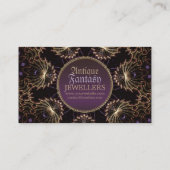 Antiek goudkoortsmiddeleeuws Visitekaartje (Achterkant)