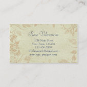 Antiek goudoogmerk visitekaartje (Achterkant)