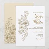 Antiek goudplatenoverzicht kaart (Voorkant / Achterkant)