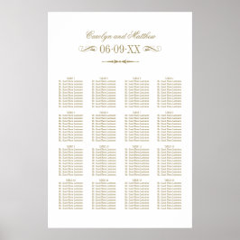  Antiek goudpleisterwerk Poster