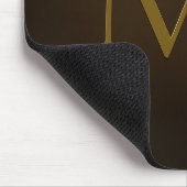 Antiek goudrelig monogram op maat muismat (Hoek)