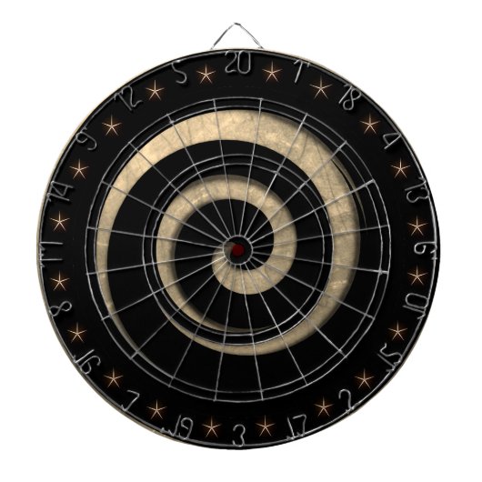 Antiek goudspiraal dartbord (Voorkant)