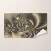 Antiek goudstromend fractal bad handdoek (Handdoek)