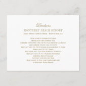 Antiek goudweddenschappen Informatiekaartje (Achterkant)