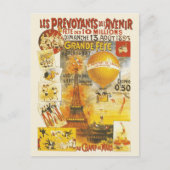 Antiek Grand Fete Fair Poster Briefkaart (Voorkant)