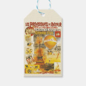 Antiek Grand Fete Fair Poster Cadeaulabel (Voorkant)