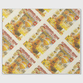 Antiek Grand Fete Fair Poster Cadeaupapier (Vlak)