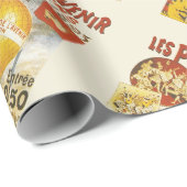 Antiek Grand Fete Fair Poster Cadeaupapier (Rol Hoek)