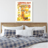 Antiek Grand Fete Fair Poster Canvas Afdruk (Insitu (Slaapkamer))