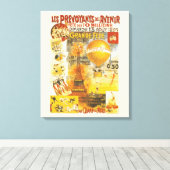 Antiek Grand Fete Fair Poster Canvas Afdruk (Insitu (Houten vloer))